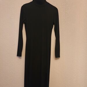 SHEIN Classic Black Long Sleeve Dress